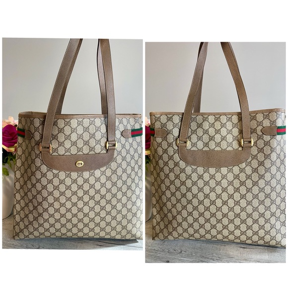 SOLD❌Authentic GUCCI Monogram Large tote - Picture 6 of 16